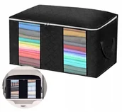 Pokrowce na ubrania - Pokrowiec Organizer Duży torba XL na odzież pościel koc do szafy solidny - miniaturka - grafika 1