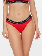 Stroje kąpielowe - Calvin Klein Swimwear Dół od bikini KW0KW02428 Czerwony - miniaturka - grafika 1