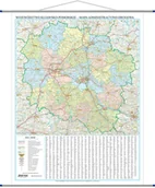 Atlasy i mapy - EkoGraf Województwo Kujawsko-Pomorskie mapa ścienna 1:200 000 - miniaturka - grafika 1