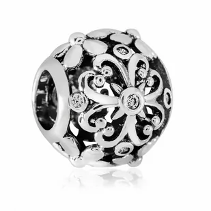Murrano Charms Koralik Srebrny PANI WIOSNA SR-168 - Charmsy - miniaturka - grafika 1