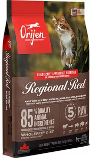 ORIJEN Regional Red Cat 5,4kg + niespodzianka dla kota - Sucha karma dla kotów - miniaturka - grafika 2