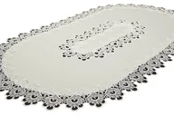 Obrusy i serwetki - Bieżnik Z Gipiurą, 90X150, Kremowy Geometryczny, G01-02-Ov - miniaturka - grafika 1