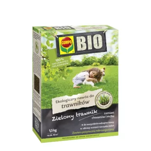 Compo BIO Nawóz do trawników 1,5 kg BIO - Nawozy ogrodnicze - miniaturka - grafika 1
