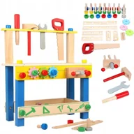 Mały majsterkowicz - Lt309 Landtoys Stół Warsztatowy Warsztat Dla Dzieci Narzędzia - miniaturka - grafika 1