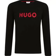 Koszulki dla chłopców - HUGO KIDS Longsleeve | Regular Fit - miniaturka - grafika 1