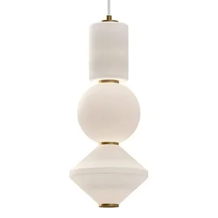 Wisząca lampa Bijou ALM-BIJOU-P3-GD LED 20W 3000K złota biała - Lampy sufitowe - miniaturka - grafika 1