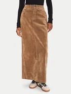 Spódnice - adidas Spódnica maxi Adibreak JY2397 Brązowy Regular Fit - miniaturka - grafika 1