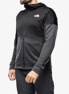 Bluzy sportowe męskie - Bluza męska The North Face Ma Full Zip Fleece - grey/black - miniaturka - grafika 1