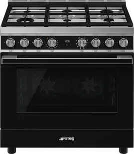 Kuchenka gazowo-elektryczna Smeg CPF9GMBL1 - Kuchenki gazowo-elektryczne - miniaturka - grafika 1