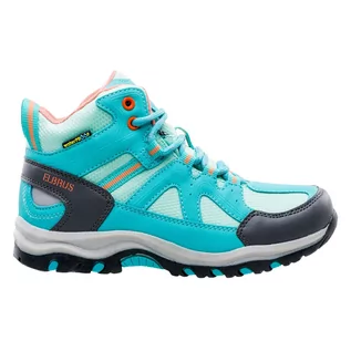 Buty dla chłopców - ELBRUS buty trekkingowe dziecięce Plaret Mid WP JR light turquoise/turquoise/coral 31 Darmowa 06.11.2019! - grafika 1