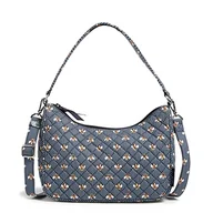 Torebki damskie - Vera Bradley Frannie Crescent damska torebka crossbody, Bees Navy - bawełna z recyklingu, jeden rozmiar, Bees Navy - bawełna z recyklingu, Rozmiar Uniwersalny - miniaturka - grafika 1