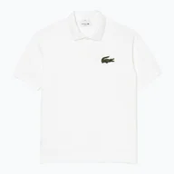 Koszulki i topy damskie - Koszulka polo Lacoste PH3922 white - miniaturka - grafika 1