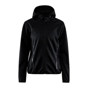 Damska Kurtka przejściowa CRAFT ADV EXPLORE SOFT SHELL JACKET W 1910993-999000 – Czarny - Kurtki damskie - miniaturka - grafika 1