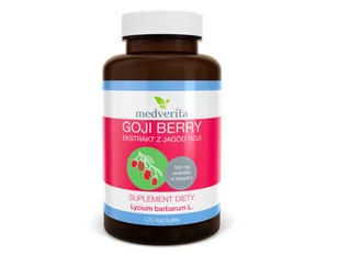 Medverita Medverita, Goji Berry, 120 kapsułek - Witaminy i minerały dla sportowców - miniaturka - grafika 1