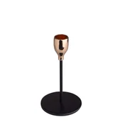 Świeczniki - Altom Świecznik Glamour Czarno-Złoty 14,5Cm Loft - miniaturka - grafika 1