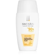 Podkłady do twarzy - Iwostin Solecrin - Ultra lekki fluid SPF50+ 40ml - miniaturka - grafika 1