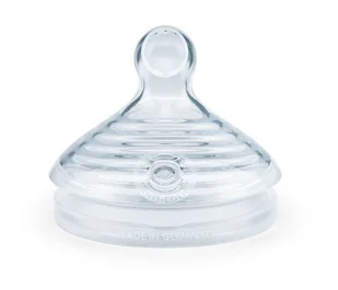 NUK NUK Nature Sense Smoczek silikon S 3 otwory 6-18m) rozmiar 2 2 szt.) - Smoczki do butelek - miniaturka - grafika 1
