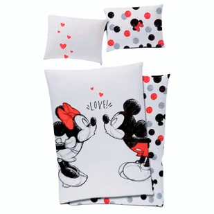 Pościel Bawełniana Dziecięca Myszka Miki Minnie 140x200 Worek Oryginalna - Pościel dla dzieci - miniaturka - grafika 1