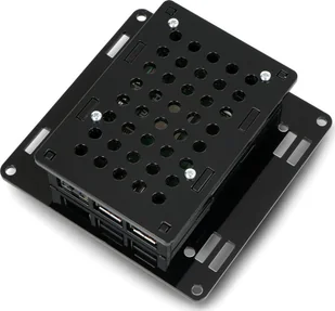 Gravlaser Obudowa do Raspberry Pi 5 Vesa v2 do montażu na monitor - czarna} - Komputery jednopłytkowe - miniaturka - grafika 1