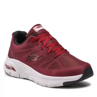 Sneakersy damskie - SKECHERS Sneakersy Charge Back 232042/BURG Burgundy - grafika 1