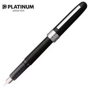 Pióro wieczne Platinum Plaisir Black Mist, F, czarne matowe - Pióra wieczne - miniaturka - grafika 1