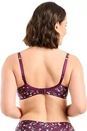 Biustonosze - Biustonosz bez Complexe Amelie Printing, czerwony/fioletowy kwiatowy nadruk, 90C damski, Kwiatowy nadruk czerwony/fioletowy, 90C - miniaturka - grafika 1