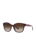 Okulary przeciwsłoneczne - Armani Exchange okulary przeciwsłoneczne damskie kolor brązowy - miniaturka - grafika 1