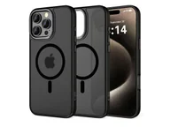 Etui i futerały do telefonów - TECH-PROTECT Magedge Magsafe do iPhone 16 Pro Max Matte Black/Gunmetal 5906302311200 - miniaturka - grafika 1