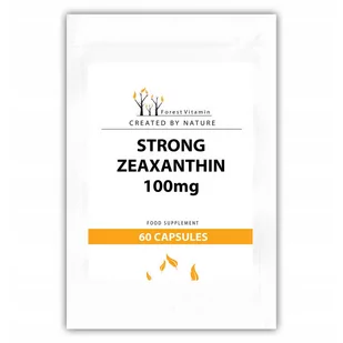 Forest Vitamin - Zeaksantyna 100mg 60 kapsułek - Suplementy diety - miniaturka - grafika 1