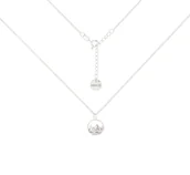 Naszyjniki - Srebrny choker pancerka z górami - miniaturka - grafika 1