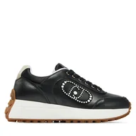 Sneakersy damskie - Sneakersy Liu Jo BA5001 PX181 Czarny - miniaturka - grafika 1