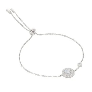 Bransoletka Fossil Glitz Extension JFS00519040 Srebrny - Bransoletki - miniaturka - grafika 1