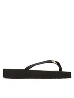 Klapki i japonki damskie - Tommy Hilfiger Japonki Elevated Chic Beach Sandal FW0FW08523 Czarny - miniaturka - grafika 1