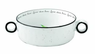 MISECZKA Z USZKAMI z PORCELANY - BULIONÓWKA - AMALFI Cytryny 2206 AMAL - Miski i półmiski - miniaturka - grafika 1