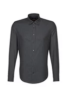 Koszule męskie - Seidensticker Męska koszula biznesowa – Smart Business koszula z kołnierzem button down i wysokim komfortem noszenia – krój slim fit – długi rękaw – 100% bawełna, - miniaturka - grafika 1