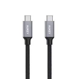 AUKEY CB-CD5 nylonowy szybki kabel Quick Charge USB C-USB C | 1m | 5 Gbps CB-CD5 - Kable komputerowe i do monitorów - miniaturka - grafika 2
