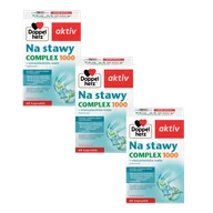 Stawy, mięśnie, kości - 3x Doppelherz® aktiv Na stawy COMPLEX 1000 + nowozelandzkie małże, 3x 60 kapsułek ZESTAW - miniaturka - grafika 1