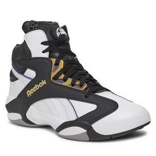 Półbuty męskie - Buty Reebok Shaq Attaq ID2522 Cloud White/Core Black/Gold Metallic - grafika 1