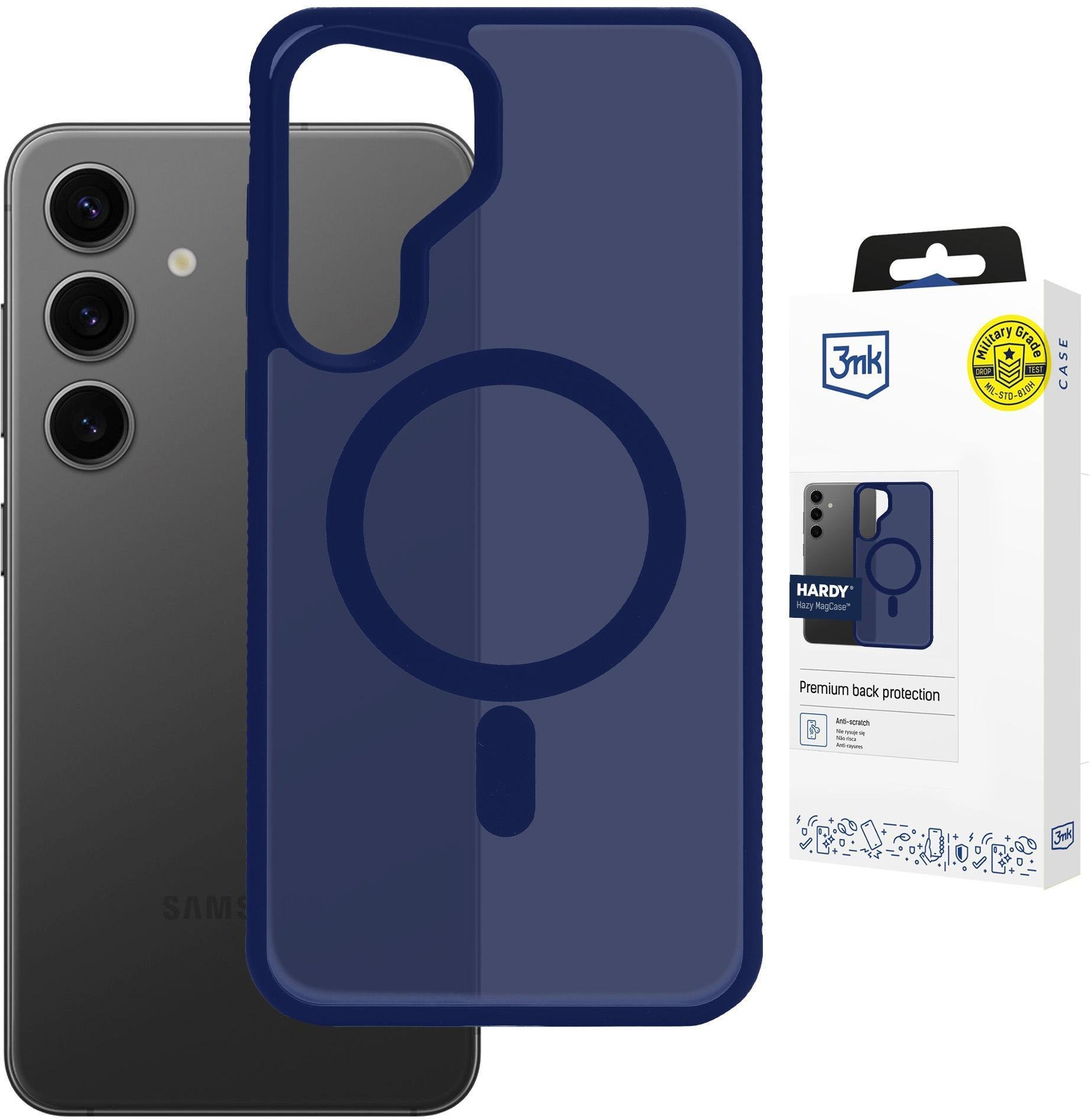 3MK Samsung Galaxy S25 - 3mk Hardy Hazy MagCase Blue
