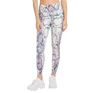 Legginsy damskie Guess sportowe wzór wężowy -S - Spodnie damskie - miniaturka - grafika 1