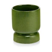 Donice - Osłonka ceramiczna dark green 15 cm - miniaturka - grafika 1