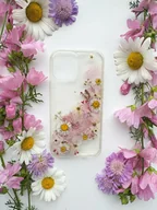 Etui i futerały do telefonów - Etui na telefon - różowy deszcz - miniaturka - grafika 1