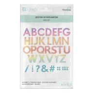 Scrapbooking - Zestaw wykrojników - Alfabet z przeszyciem 33 szt. - miniaturka - grafika 1