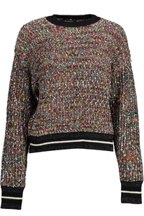 DESIGUAL SWETER DAMSKI CZARNY - Swetry damskie - miniaturka - grafika 1
