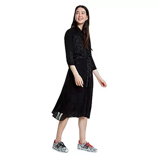 Desigual Damska sukienka Vest_tunez, czarny (Negro 2000), 42 PL - Sukienki - miniaturka - grafika 1