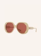 Okulary przeciwsłoneczne - Chloé Okulary Przeciwsłoneczne ch0195s beige - miniaturka - grafika 1