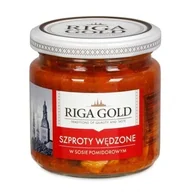 Konserwy i dania rybne - Riga Gold Szproty Wędzone W Sosie Pomidorowym 185G - miniaturka - grafika 1