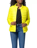 Kurtki damskie - Geox W MYLUSE SHORT JKT damska kurtka puchowa, Żółty Fluo, 42 - miniaturka - grafika 1