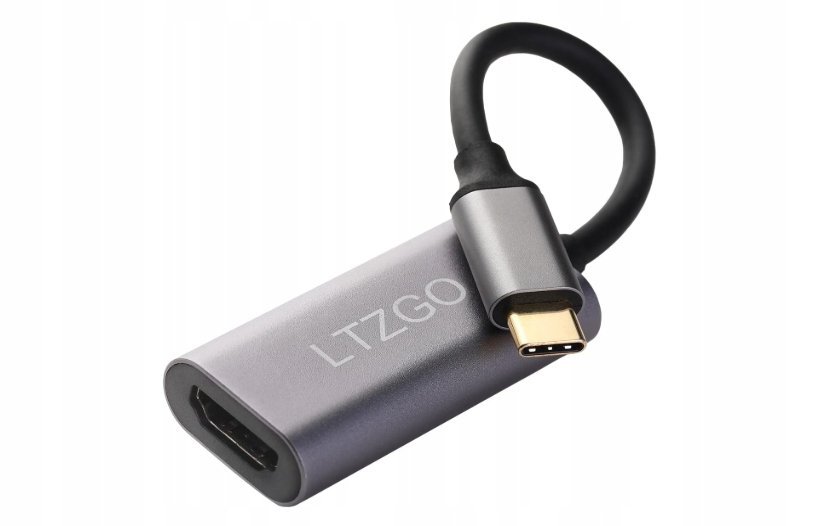 Adapter USB C do gniazda HDMI LTZGO szary