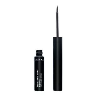LAMEL Basic Eyeliner Liquid Long - nr 402 hard brush 1szt - Kredki do oczu - miniaturka - grafika 3